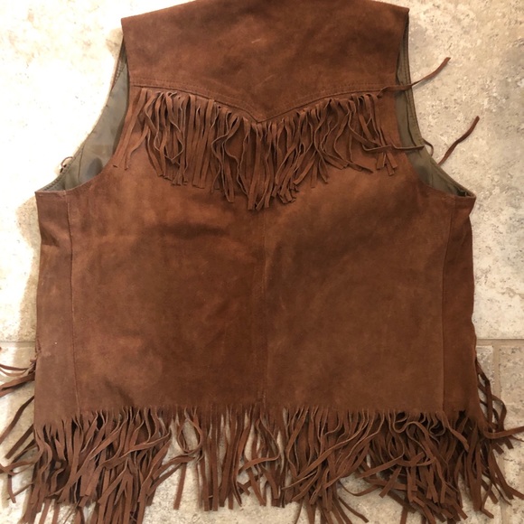 Vintage Leather Vest - Picture 2 of 3